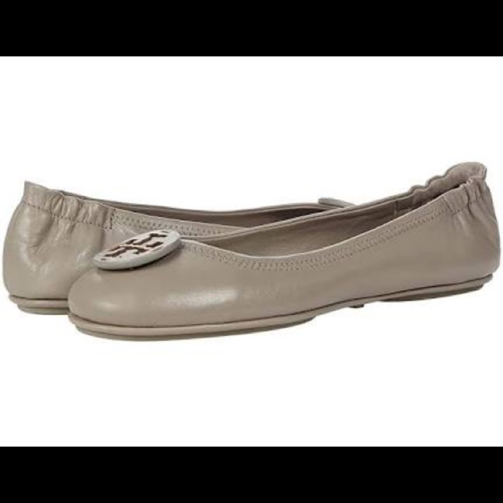 Tory Burch Minnie Flats Gently Used size 13 RARE